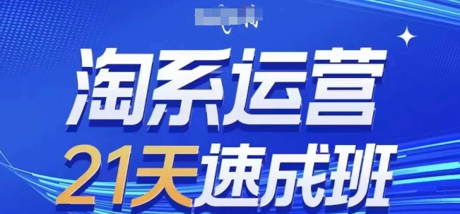 淘系运营21天速成班(更新24年8月)，0基础轻松搞定淘系运营，不做假把式-牛课资源网